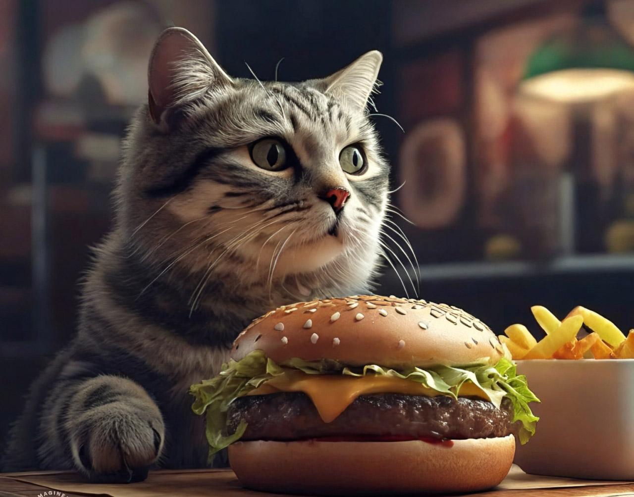 can cats eat burger Can Cats Eat Burger? [Mcdonalds Burger? Raw or Cooked?]